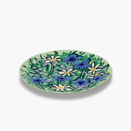 Assiette de service vert et bleu – SERAX