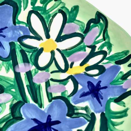 Assiette de service vert et bleu – SERAX