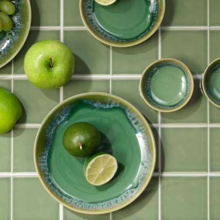Assiette, Jade Il Capriccio D. 18 Cm, H. 2,5 Cm