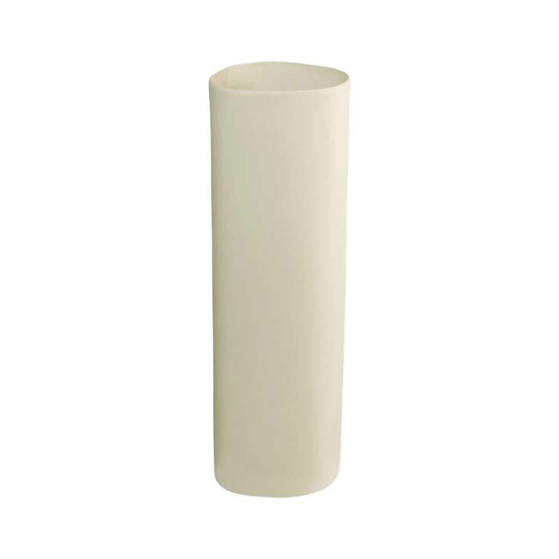 Vase, Nature Sq Lines And Sq D. 8 Cm, H. 25 Cm