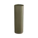 Vase, Olive Lines And Squar D. 8 Cm, H. 25 Cm