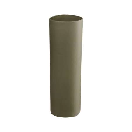Vase, Olive Lines And Squar D. 8 Cm, H. 25 Cm