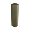 Vase, Olive Lines And Squar D. 8 Cm, H. 25 Cm