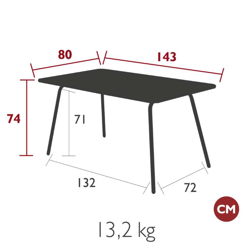 Table Luxembourg - Fermob