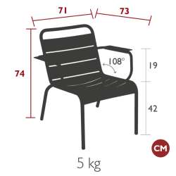Fauteuil Lounge Luxembourg - Fermob