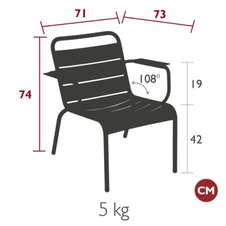 Fauteuil Lounge Luxembourg - Fermob