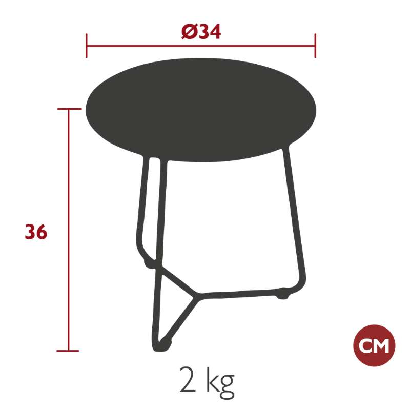 Table d'appoint Cocotte - Fermob