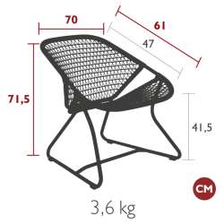 Fauteuil Bas Sixties