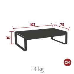 Table Basse 103x75 Cm Bellevie