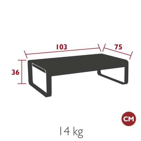 Table Basse 103x75 Cm Bellevie