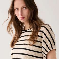 Top Striped Gauze