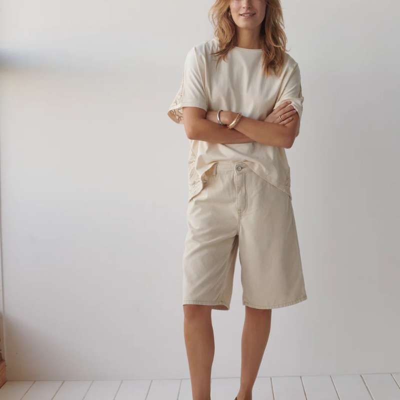 Bemuda Short Coloured Denim