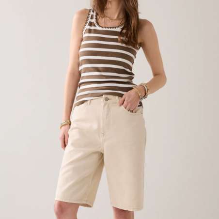 Bemuda Short Coloured Denim