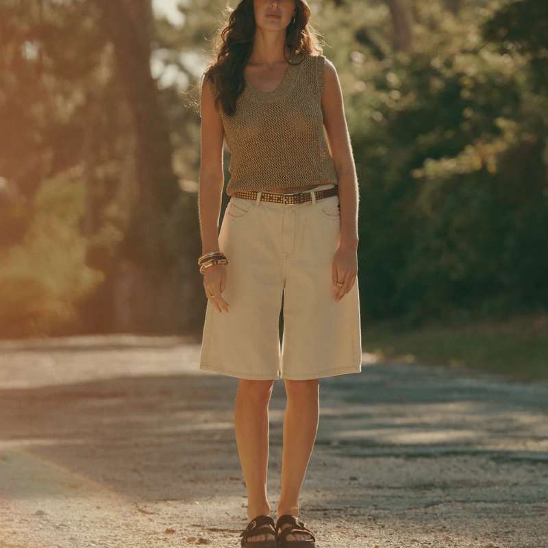 Bemuda Short Coloured Denim