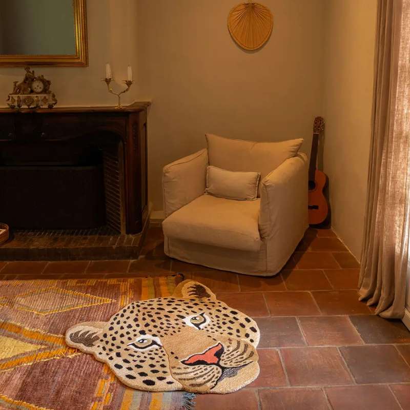 Tapis Tete Himani Leopard