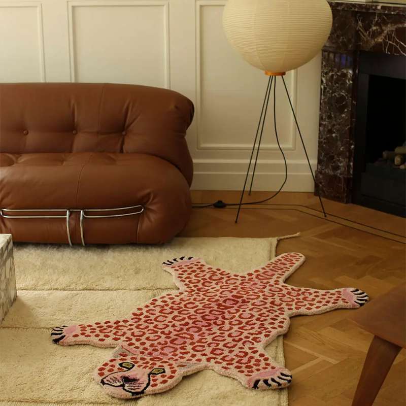 Tapis Pinky Leopard