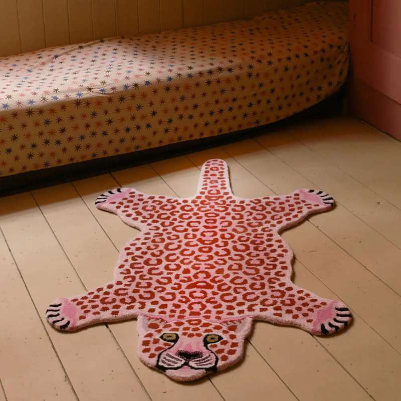 Tapis Pinky Leopard