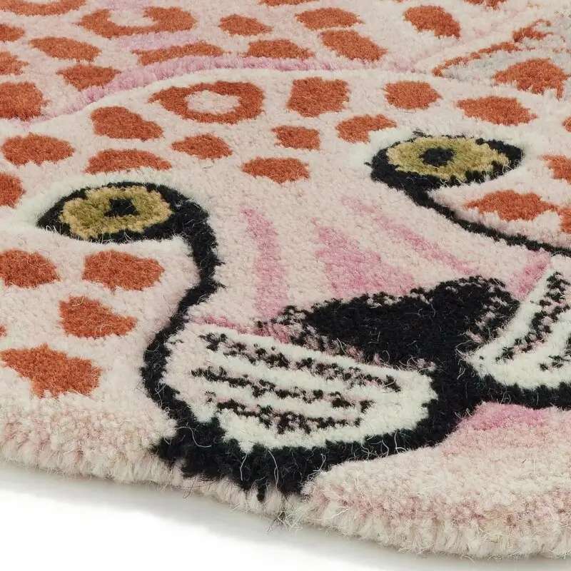 Tapis Pinky Leopard