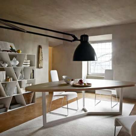 Table Seven en chêne - B&B Italia