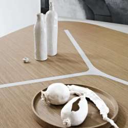 Table Seven en chêne - B&B Italia