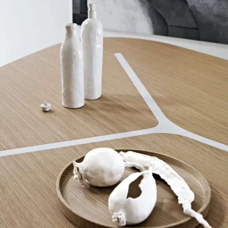 Table Seven en chêne - B&B Italia