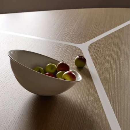 Table Seven en chêne - B&B Italia