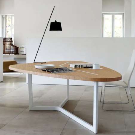 Table Seven en chêne - B&B Italia