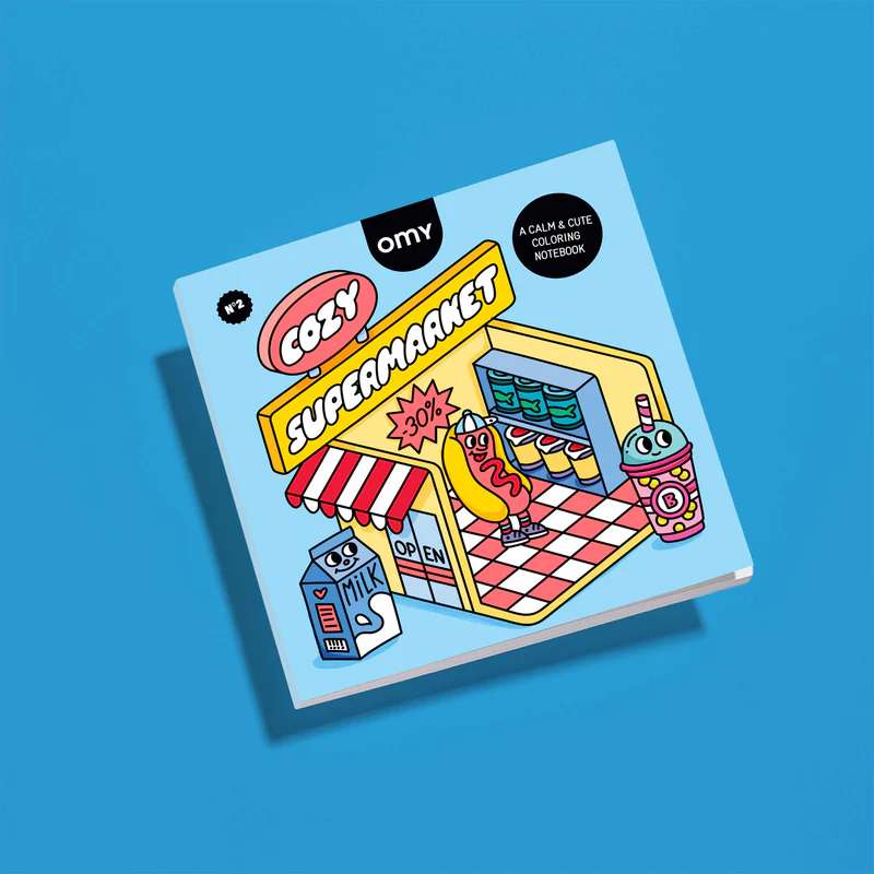 Cahier De Coloriage Supermarket