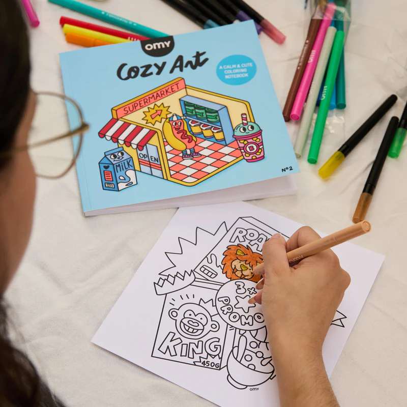 Cahier De Coloriage Supermarket
