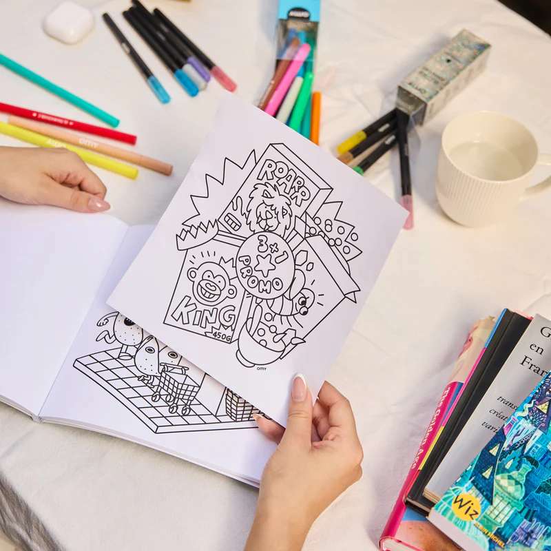 Cahier De Coloriage Supermarket