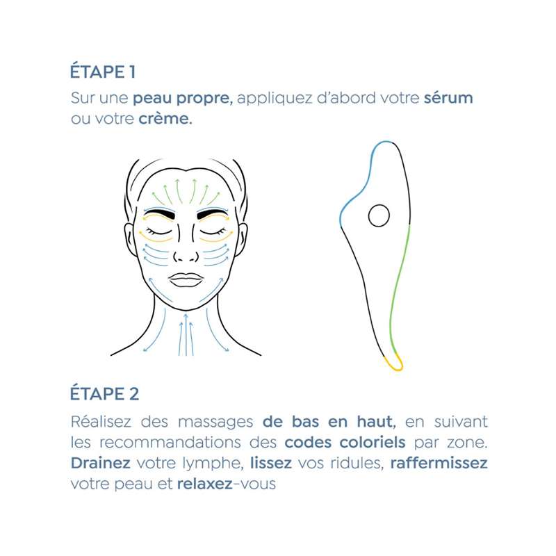 Gua Sha Ceramique GRAINE DE PASTEL