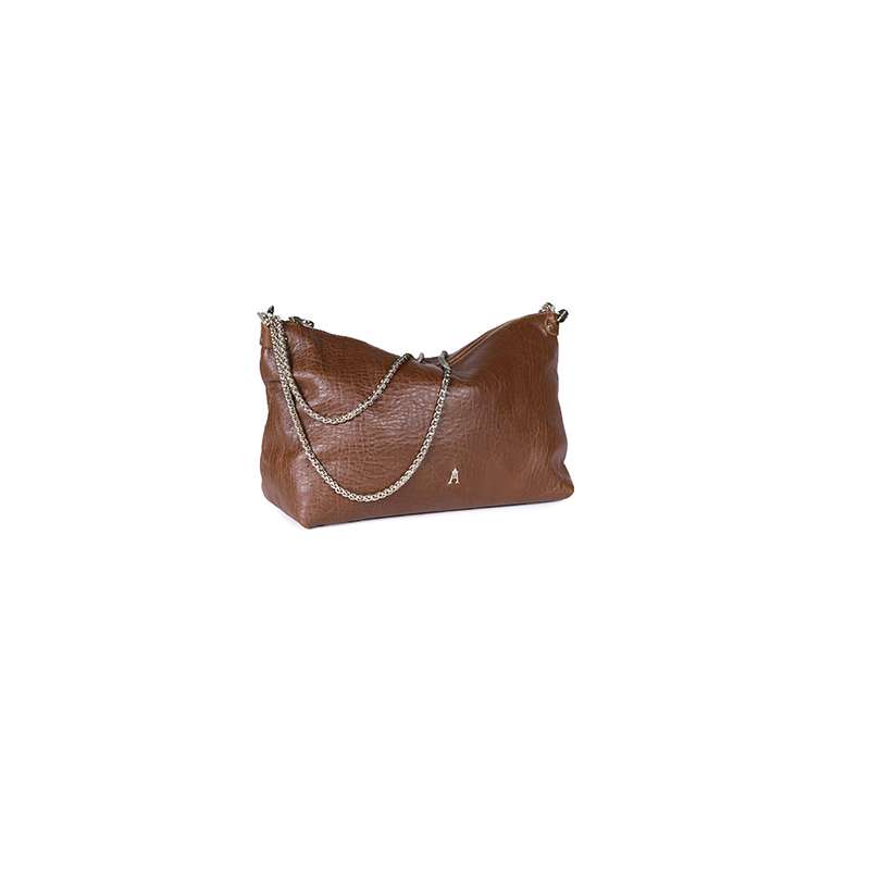 Sac Mallow en cuir d'agneau lavé - Craie CRAIE