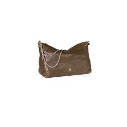 Sac Mallow en cuir d'agneau lavé - Craie CRAIE