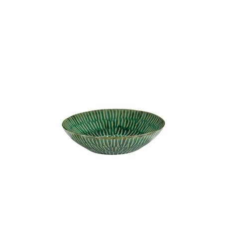 Deep Serving Plate Green Verde Lanza SERAX
