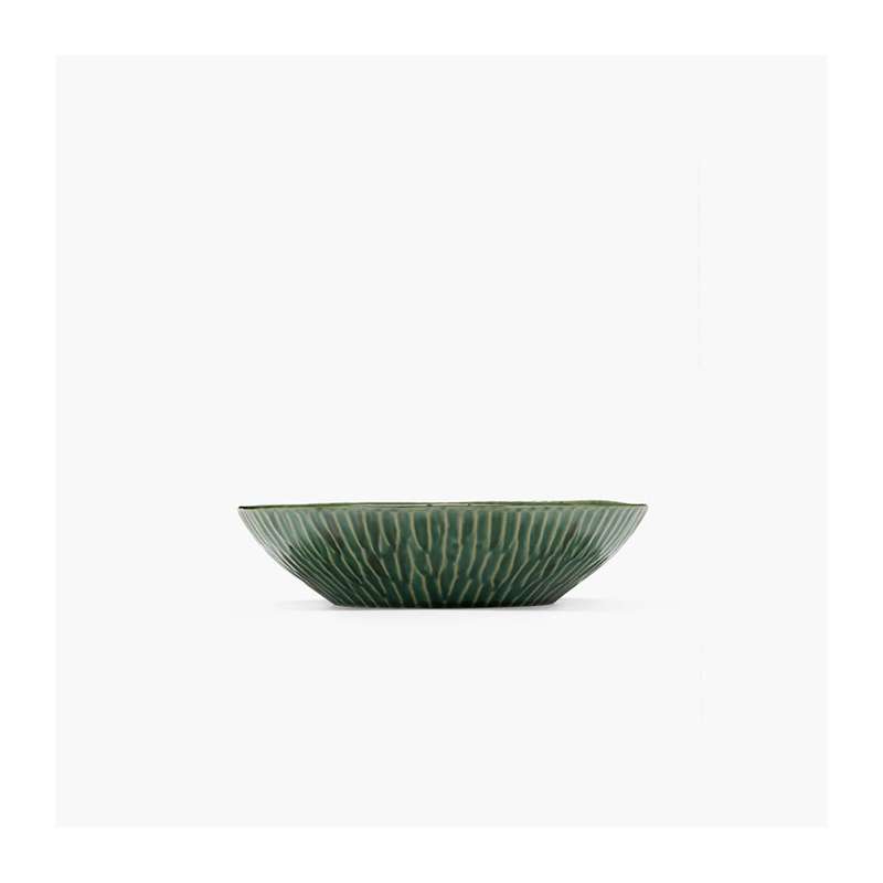 Deep Serving Plate Green Verde Lanza SERAX