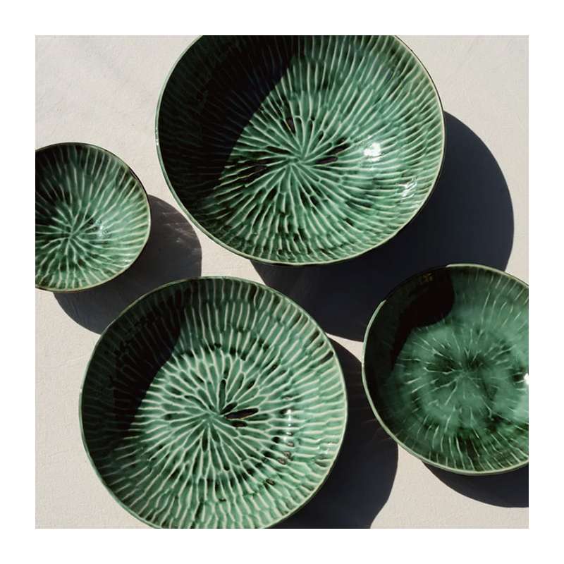 Serving Bowl Green Verde Lanza SERAX