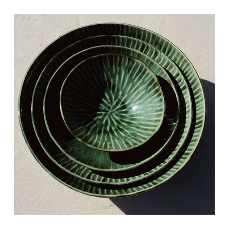Serving Bowl Green Verde Lanza SERAX