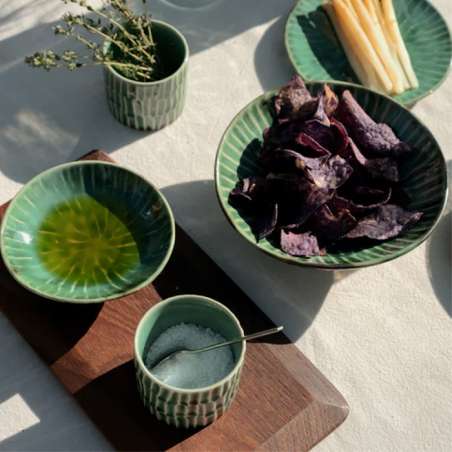 Soup Bowl Green Verde Lanza SERAX