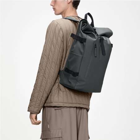 Sac à dos mixte Rolltop Rucksack Large W3 – Rains RAINS