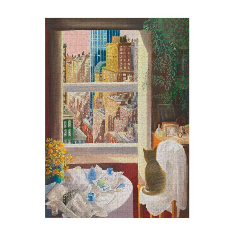 Puzzle Sempe Chat New York IMAGE REPUBLIC