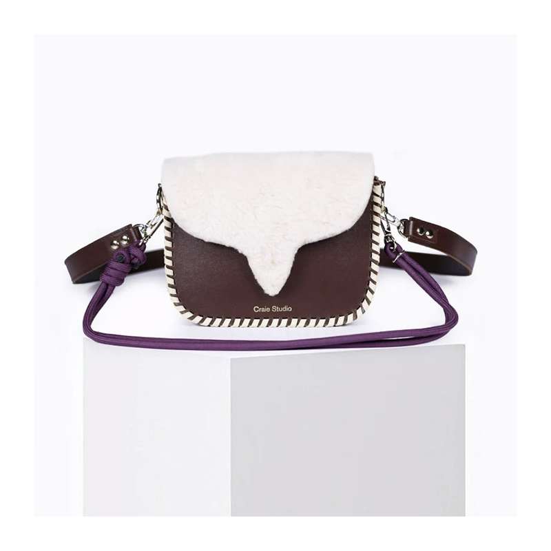 Sac West en cuir de veau - Craie CRAIE