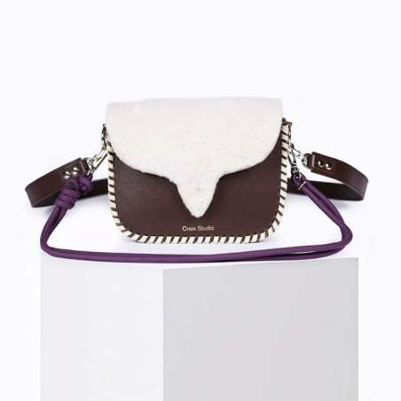 Sac West en cuir de veau - Craie CRAIE