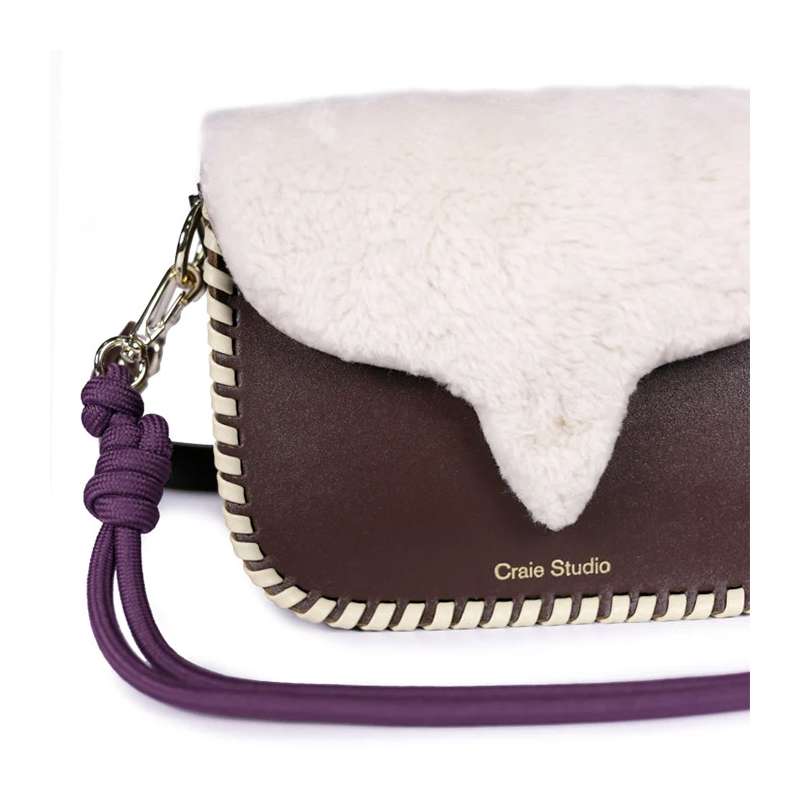 Sac West en cuir de veau - Craie CRAIE