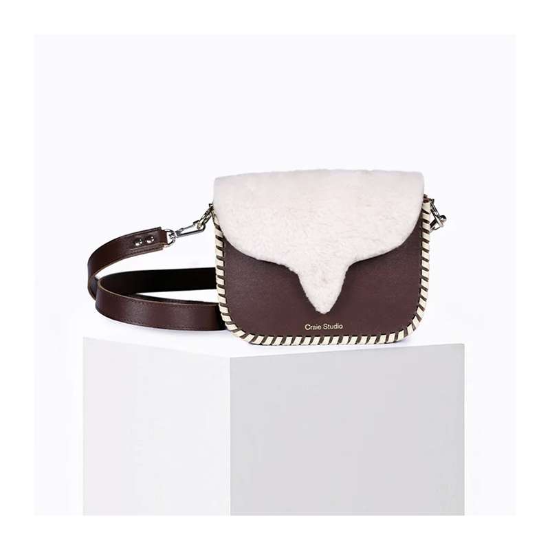 Sac West en cuir de veau - Craie CRAIE