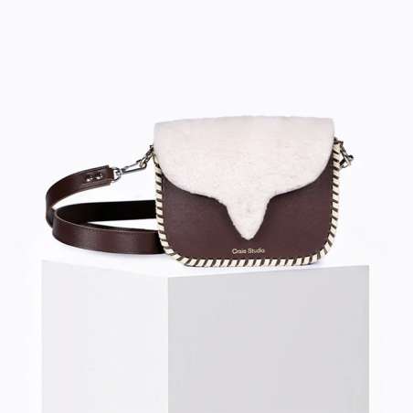 Sac West en cuir de veau - Craie CRAIE