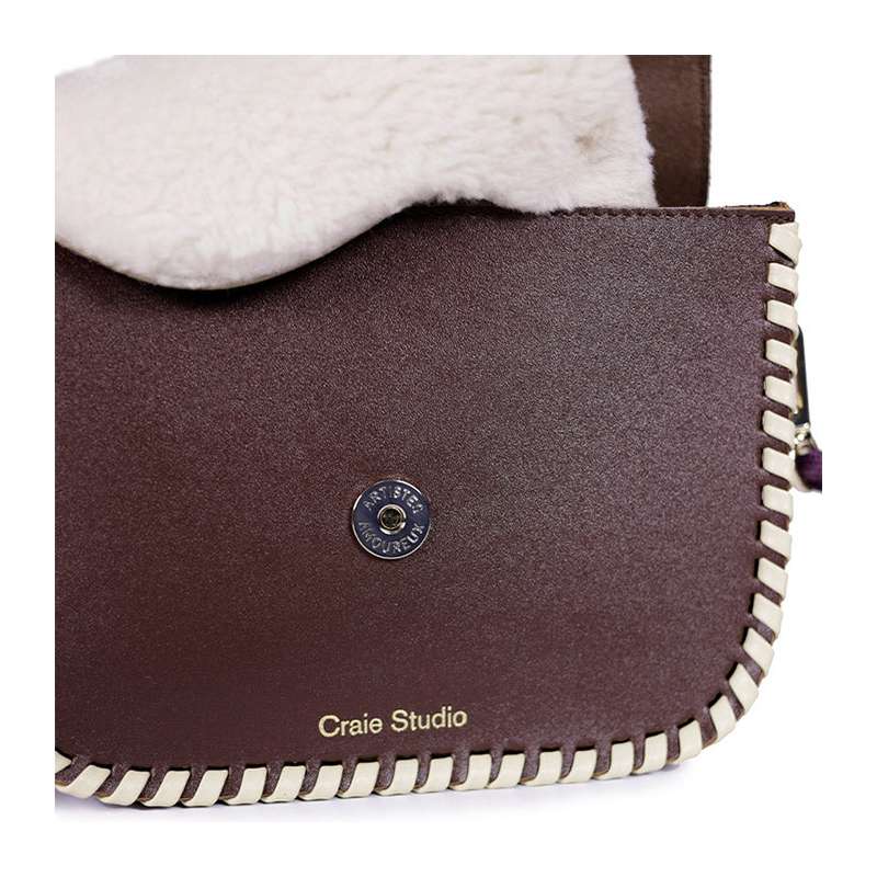 Sac West en cuir de veau - Craie CRAIE