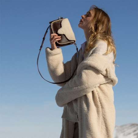 Sac West en cuir de veau - Craie CRAIE