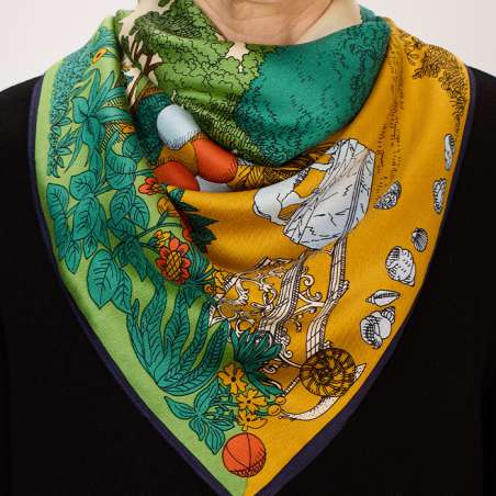 Foulard Carré 100x100cm - INOUI INOUI EDITIONS