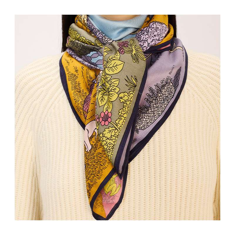 Foulard Carré 100x100cm - INOUI INOUI EDITIONS