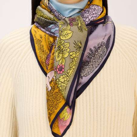 Foulard Carré 100x100cm - INOUI INOUI EDITIONS